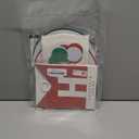 meowtastic Birthday Decorations, Happy Birthday Banner with Honeycomb Balls, Stars Hanging Swirl Streamers, Circle Dots Garland, Happy Birthday Party Decorations for Women Men Boys Girls (Red & Green)