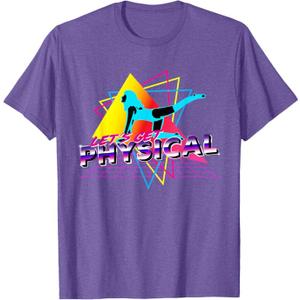 Let's Get Physical Workout Gym Totally Retro 80's T-Shirt, 2XL