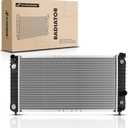 A-Premium Engine Coolant Radiator Assembly with Transmission & Engine Oil Cooler Compatible with Chevy Blazer, S10 & GMC Jimmy, Sonoma & Isuzu Hombre & Oldsmobile Bravada 4.3L, Automatic Transmission