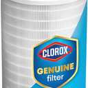 Clorox Large Room Air Purifier True HEPA Replacement Filter, 1,500 Sq. Ft. Capacity, Removes 99.97% of Allergens up to 0.1 Micron, Compatible with 11010 & 11011, 1 Count (12010)