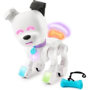 Dog-E Interactive Robot Dog with Colorful LED Lights, 200+ Sounds & Reactions, App Connected (Ages 6+)