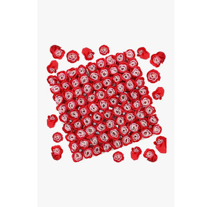 Marsrut 81Pcs Bath Soap Rose Flower, Scented Soap Rose Petals Body Soap for Valentine's Day, Wedding, Anniversary, Birthday, for Her Red