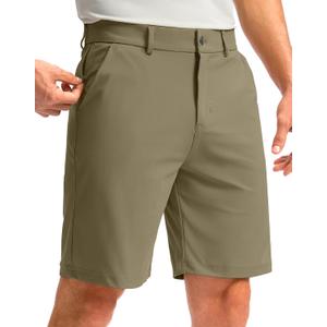 Soothfeel Men's Golf Shorts with 5 Pockets Stretch Lightweight Quick Dry 9 Inch Flat Front Casual Work Dress Shorts for Men (XL)