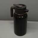 68oz Thermal Coffee Carafe, Stainless Steel Carafes for Hot Liquids 24 Hours, Insulated Coffee Carafes For Keeping Hot Coffee, Hot Water, Tea, Hot Beverage (Black)