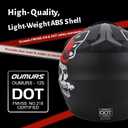 OUMURS Adult Motocross Dirt Bike Helmet with Goggles, Gloves & Mask Dirt Bike ATV Helmet for Unisex-Adult Men Women Adjustable Sun Visor DOT/FMVSS-218 Off-Road Motorcycle Helmet UTV Helmet Downhill