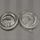 2PCS Mason Jar Drinking Lids,Stainless Steel Wide Mouth Mason Jar Sip Lid Accessories,Anticracking Leak Proof Seal Flip Cap Cover Airtight Accessories for Drink