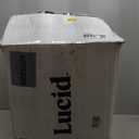 Lucid 4 Inch Memory Foam Mattress Topper, California King Size  Cooling Gel Bed Topper  Preassure-Relieving Ultra Plush Feel  Ventilated Breathable Design  CertiPur Certified - Dorm Essentials