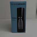 SodaStream Terra Sparkling Water Maker (Black) with CO2 and Dishwasher Safe Bottle