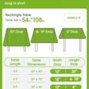 Pureegg Plastic Table Cloth Disposable 12 Pack, 54 x 108 Inch Table Cloths, Party, Picnic, Wedding, Decorative Tablecloths, Rectangle, White Plastic Cover, Leakproof & Sturdy, White