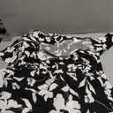 Women's Black Floral Maxi Dress Casual Sleeveless V-Neck Vacation Beach Summer Dress for Women (XL)