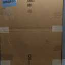 Folding Stool - Backless 24-Inch Stool with 225lb Capacity for Kitchen or Rec Room - Portable Indoor Counter Bar Stools by Lavish Home (Black)