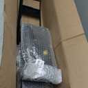 1 Set of Front Bumper Lower Grille Panel Trim Cover with Bumper Guards Pads Inserts End Caps Fit for Ford F150 2018 2019 2020 (Black)