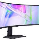 Samsung 49 Business Curved Ultrawide Dual QHD Computer Monitor, USB-C, DisplayPort, HDMI, 120Hz, VESA DisplayHDR 400, Built-in Speakers, Height Adjustable Stand, Eye Care, LS49C954UANXZA, 2024