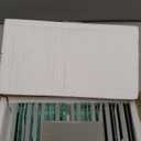 Peel and Stick Mirror Tiles, 3" x 6" Self Adhesive Mirror Tiles Beveled Silver Glass Mosaic Tile for Kitchen Backsplash Bathroom Wall Pack of 40 Pcs