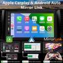 Naifay Double Din Car Stereo with Dash Cam | 7INCH Touchscreen Car Radio Receivers Support with Apple Carplay & Android Auto, Bluetooth, Backup Camera, Mirror Link, Voice Control, SWC, FM/USB/TF/AUX