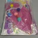 Glittery Garden Party Hats for Kids Art & Craft. Fun Birthday Activity Kit with Stickers. Animal Theme Party Favor, Game Supplies. Christmas, Thanksgiving, Easter Decoration (Multicolor 12 hats)