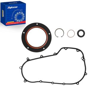 Primary Derby Clutch Cover Gasket Seal Kit Fit for Harley Davidson Electra Glide, Road Glide, Road King,Street Glide, Ultra Limited 2007-2016