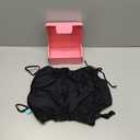 Yonique Women Strapless One Piece Swimsuit Tummy Control Bandeau Bathing Suit Cheeky Swimwear (Small, Pure Black)