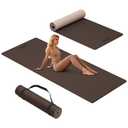 HAHE Wide Yoga Mat 72"x32"x0.4" Thick Pilates Mat with Carrying Strap