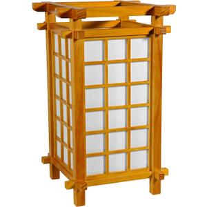Red Lantern 17" Ido Lamp, Honey