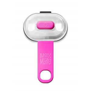 Max & Molly USB Rechargeable LED Dog Collar Light - Waterproof Safety Light for Night Walks, Hiking, Running, Biking (Orange)