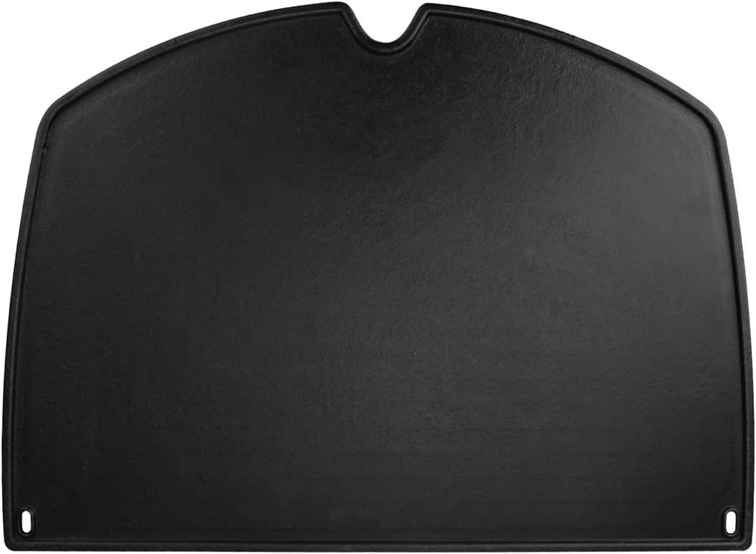 For Weber Q Griddle, 6506 Cast Iron Griddle for weber Q300 Q320 Q3000 Q3100 Q3200 Series Gas Grills Parts, Grill Griddle Insert for 57060001 586002 426001 56010049 404341, 17.8" x 12.4"