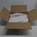 Metal Coat Rack Stand with Natural Marble Base, Modern Coat Rack Freestanding, 360Rotary Coat Racks with 14 Hooks, White Coat Stand Hall Tree Hanger Stand for Entryway, OfficeCorner