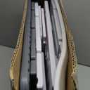 Tepoal 17.7"x17"x17.5" Plastic Heated Cat House for Outside Winter, Weatherproof Outside Cats Shelter with Safety Escape Doors and Heating Pads, Elevated Feral Cat House for Wild and Stray Cats (Grey)