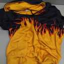 Arvilhill Men's Halloween Costume Hoodies Adult Cosplay Funny Print Pullover with Pocket (S-3XL) (Yellow - Fire)