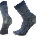 Smartwool Unisex Hike Classic Edition Full Cushion 2nd Cut Crew Socks (Large, Deep Navy)