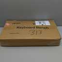 Voxlumia Keyboard Bench X-Style Cushion Padded,Adjustable Piano Bench