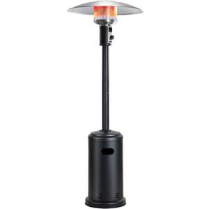 Patio Heater BALI OUTDOORS Outdoors Gas Patio Heaters Tall Standing Patio Heater Commercial Outdoor Heater (Black)