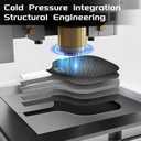 LUZZ Pickleball Paddles Set of 2, T700 Carbon Fiber Pickleball Paddle Sandblasted Surface with Honeycomb Core for Beginners Increased Spin Control Pickle Ball Rackets 2 Pack