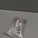 NBEADS 15 Colors Glass Seed Beads, 1.5mm Round Mini Beads Opaque Spacer Bead Multi-Color Glass Loose Beads for Jewelry Making Bracelets Necklace DIY Craft Supplies