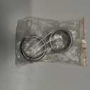 uxcell B2410 Needle Roller Bearings 1-1/2" Bore 1-7/8" OD 5/8" Width Chrome Steel Open End Full Complement Drawn Cup Bearing 2pcs