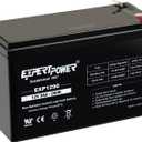 ExpertPower EXP1290-12V 9AH SLA AGM Rechargeable 12V Battery for Ride on Toys, APC Backup UPS Battery Replacement, 12 Volt Batteries for Alarm, Replaces UB1290 CP1290 40748, F2 Terminals