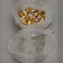 100 Pcs Mini Glass Oil Dropper Bottle Bulk, Clear Essential Small Empty Bottles Sample Containers Perfume Liquid Vials with Cap for Traveling (1 ml, Gold)