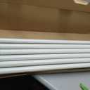 TONIAL 1 Inch Double Curtain Rods for Windows, 140 to 180 Inch, Warm White