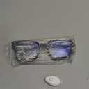 livho Oversized Eyewear Frame for Woman and Men - Rectangle Fashion Glasses for Computer, Chic Preppy Frame