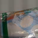 Dog Paw Christmas Tree Topper,9.8 * 9.8inch Blue Orange Dog Paw Print Christmas Ornament Topper, Santa Hat Tree Topper, Indoor and Outdoor Xmas Festival Thanksgiving Day New Year Decors