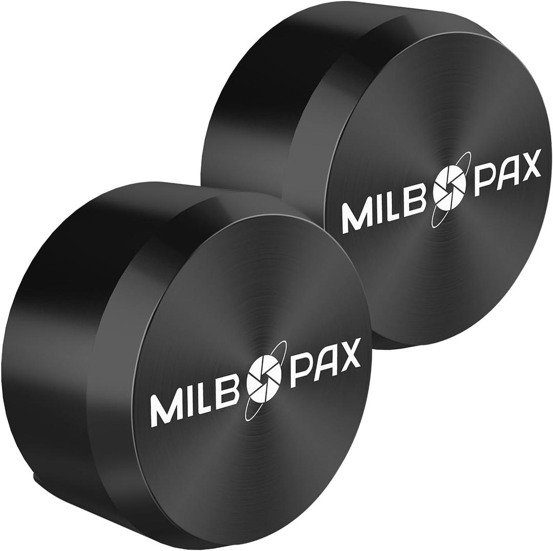 Trailer Door Lock  Keyed Alike Puck Locks for Trailers Trucks Vans Sheds, One-Click Lock Design, Heavy-Duty Shipping Container Lock (Black, 2 Pack, 6 Keys)