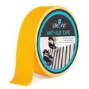 LifeGrip Anti Slip Traction Tape, 2 Inch x 60 Foot - Best Grip, Friction, Abrasive Adhesive for Stairs, Tread Step, Indoor, Outdoor, Yellow (2" X 60')