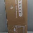 4 in 1 Baby Bassinet, Pack and Play, Bedside Crib Sleeper, Diaper Changer - Comes with Mattress, Mosquito NetBottom Storage and Toy Bar for Newborn to Toddles (Black)