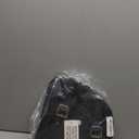 Motorcycle Swingarm Bag with Black Synthetic Leather, Swing Arm Bag Motorcycle Saddlebag Left Side Tool Bag Fit for Sportster Street Rebel 300 500 Dual Shock Models, Two Adjustable Straps