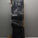 Furinno LUDER Book Shelf, 5-Cube Bookshelf, Bookcase with Open Shelf, 9.4 x 15.8 x 52, for Living Room, Bedroom, Home Office, Blackwood