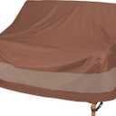 DUCKCOVERS ULV623835 Ultimate Patio Loveseat Cover, 62 "W x 38" D x 35" H, Mocha Cappuccino, Patio Furniture Covers