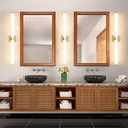 AIJIASI Bathroom Light Fixtures - 39 Inch Gold Bathroom Lights Over Mirror LED Vanity Light with Acrylic Shade, 36W Modern Vanity Lighting Fixtures for Mirror Living Room Gallery 3000K