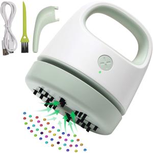 Diamond Painting Tools for Drill Quicker Picker, Luxiv Diamond Painting Accessories Tool for Sweep Spilled Diamonds Picker Vacuum Quicker Picker Organizer Spilled Drill with USB Charger, Brush (Green)