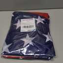 3 x Iconikal July 4th American Flag Banner Bunting Half Fan Patriotic Porch Garland Decoration 6 x 3 Feet, 2-Pack