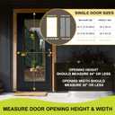 Magnetic Screen Door for 48 x 83 Inch French Door, Screen Itself Size: 50" x 84", Glass Sliding Door Heavy Duty Screen Door Mesh Curtain Keeps Bugs Out for Patio, Sliding Or Large Door
